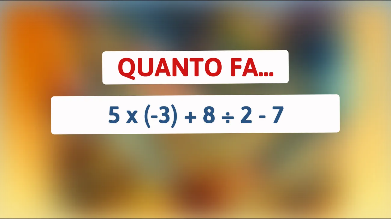 \"Solo i veri geni riescono a risolvere questo semplice rompicapo matematico: ci sei?\""