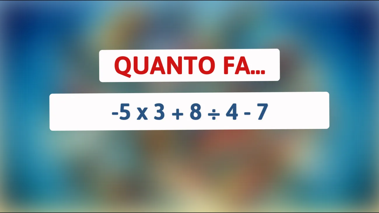 Solo i veri geni risolvono questo enigma matematico: scopri se sei tra loro!"